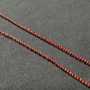18K Gold Redline Bracelet adjustable up to 20cm